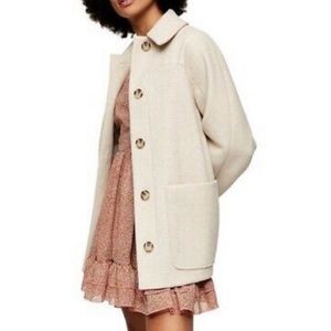 Topshop shacket coat
